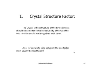 Materials Science 107
 
