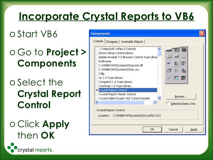 Crystal reports 6.0 free download