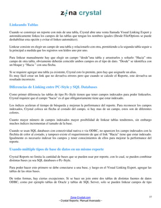 Crystal reports manual avanzado | PDF