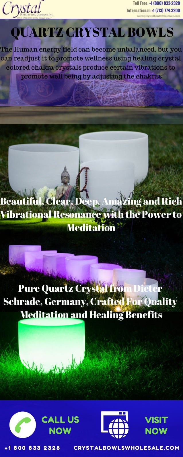 Global Wholesale Company Crystal Singing Bowls Set