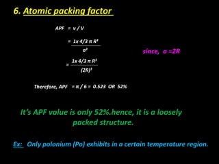 Crystal structure | PPTX