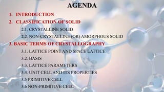 Crystal structure | PPTX