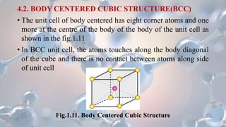 Crystal structure | PPTX