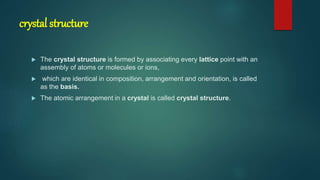CRYSTAL STRUCTURE.pptx