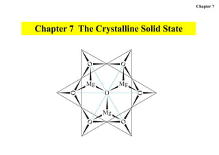 Crystalline_Solid_State_Structure_Slides | PDF
