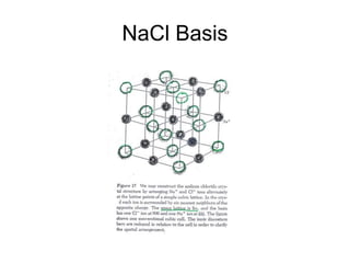 NaCl Type Elements
 