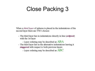 Close Packing 5
 