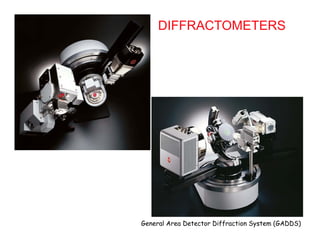 DIFFRACTOMETERS
General Area Detector Diffraction System (GADDS)
 