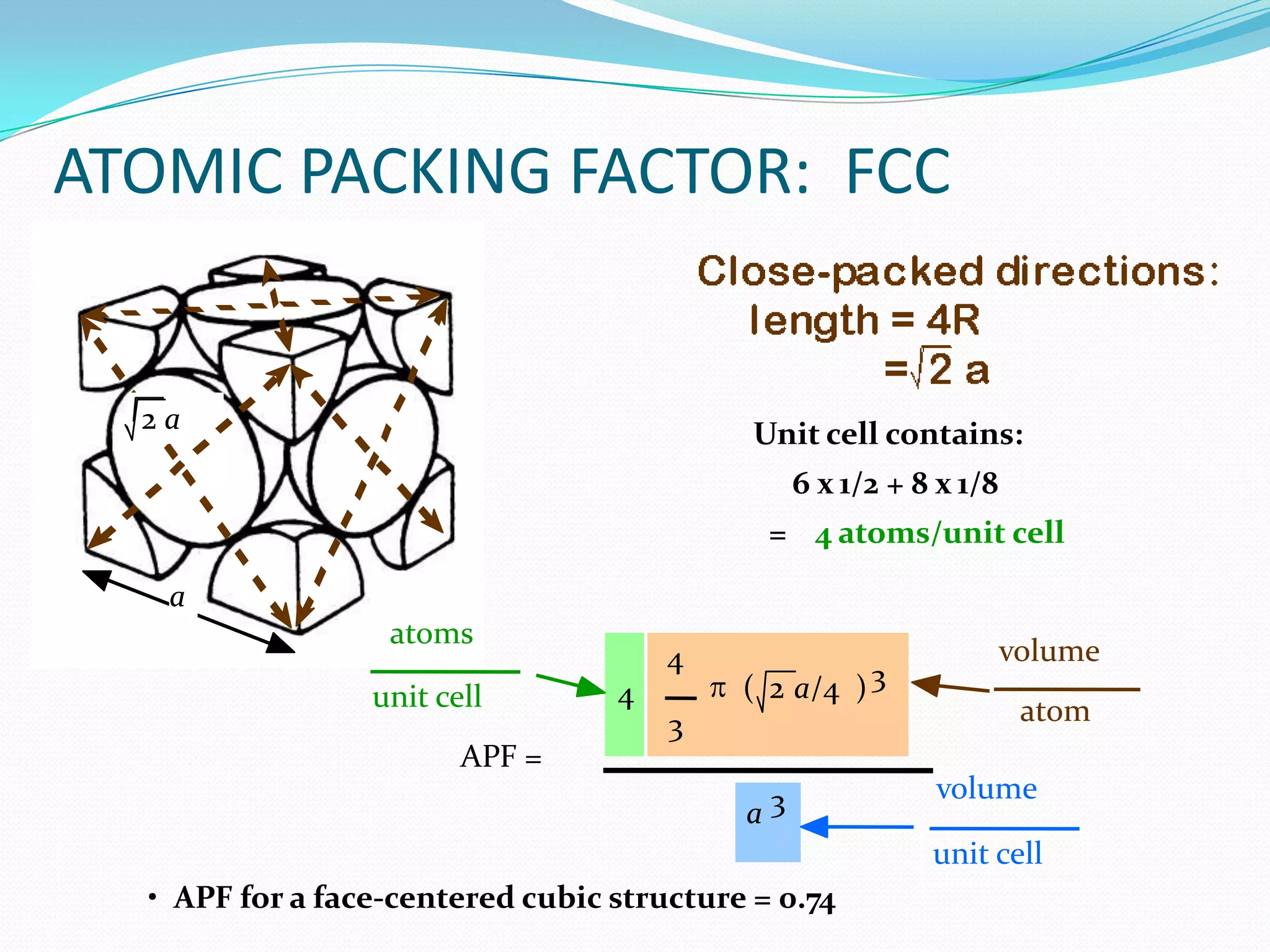 Crystal structure of metal | PPTX