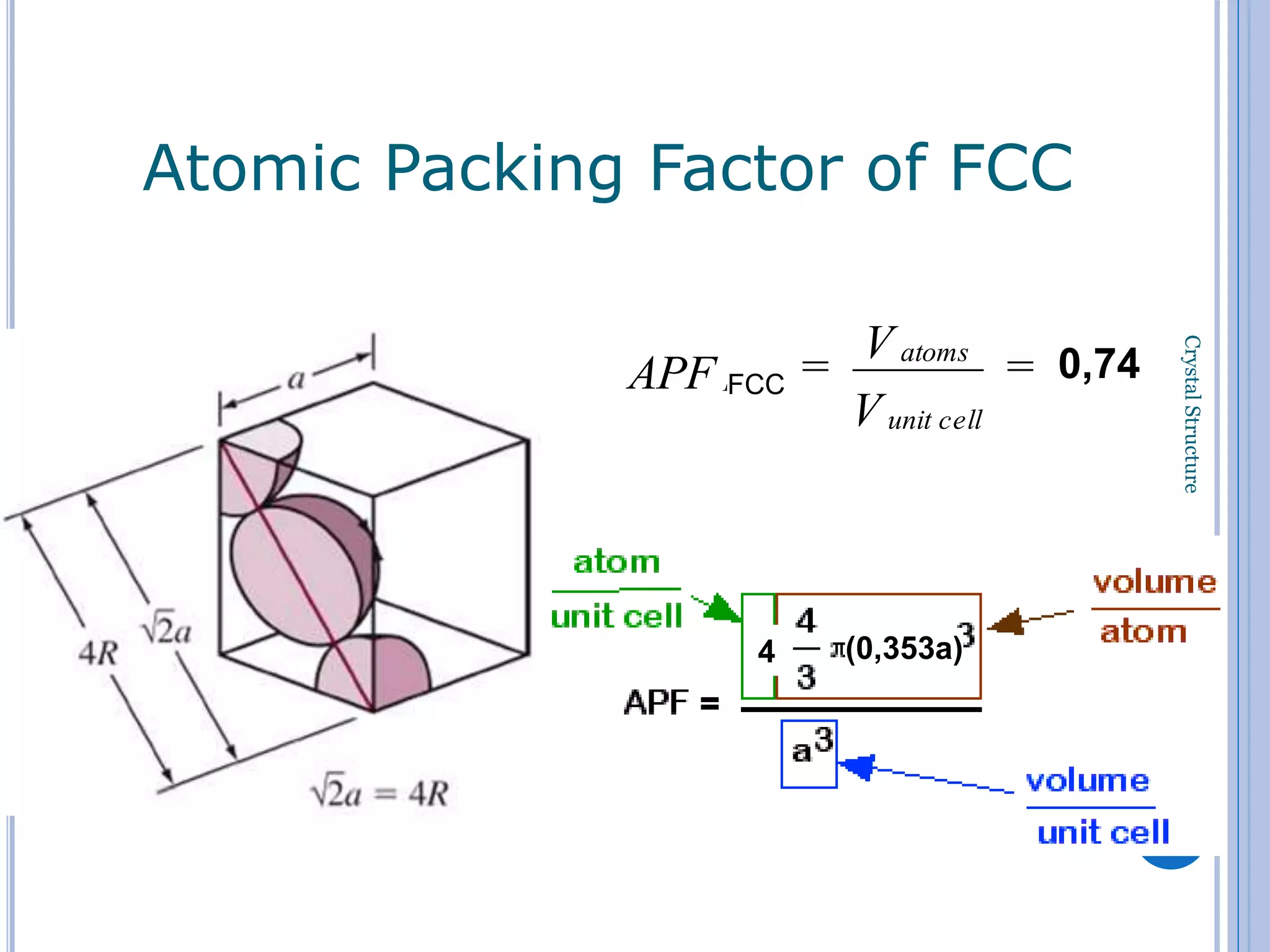 Crystal structures | PPTX
