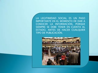 LA NOTICIA DEBE SER VERAZ Y CONTUNDENTE PARA SER EFECTIVA.