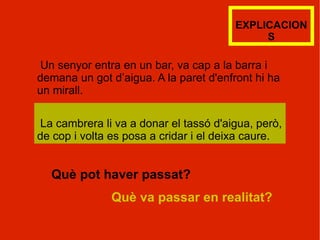 Discutim Hi ha per a tu unes coses que són més importants i unes altres que són menys importants, o totes et són igual? Si la teva família o els teus amics no tenen les mateixes prioritats que tu, vol dir que són poc intel·ligents, que estan equivocats? O vol dir que és possible tenir prioritats diferents i també raonables? Com solucionaries el problema que es presenta sovint, que allò urgent sempre passa per davant d’allò important? Quin creus que és el motiu pel qual, de vegades, tot i veure clarament el que hauríem de fer, fem una altra cosa? És que falla el cap o pot ser falta de control emocional? 