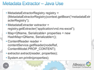 Metadata Extraction and Content Transformation | PPTX