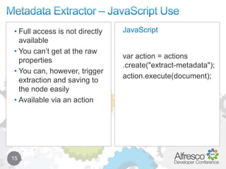 Metadata Extraction and Content Transformation | PPTX