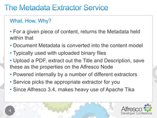 Metadata Extraction and Content Transformation | PPTX