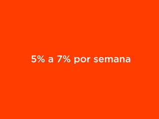5% a 7% por semana
 