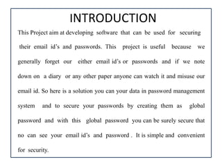 Password management | PPTX