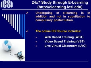 CS- COMPANY SECTARY COURSE. FOR CA,CMA,CS COMMERCE STUDENTS | PPT