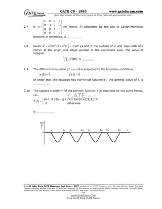 Gate-Cs 1993 | PDF