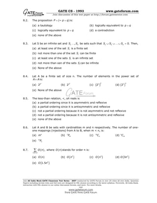 Gate-Cs 1993 | PDF