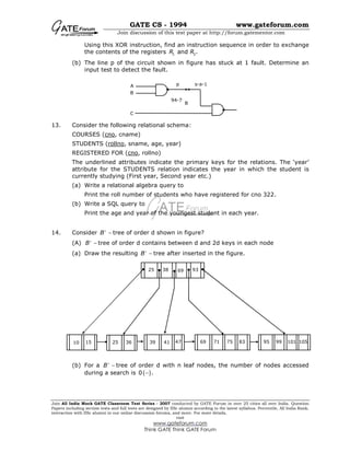 Gate-Cs 1994 | PDF
