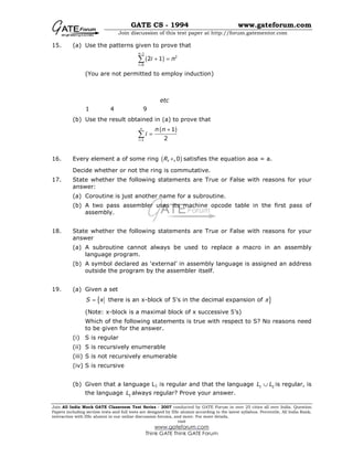 Gate-Cs 1994 | PDF