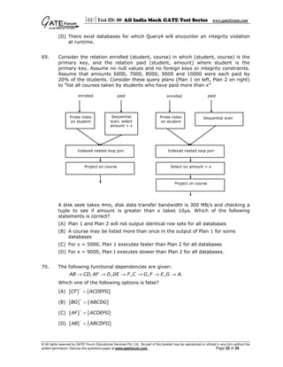 Gate-Cs 2006 | PDF