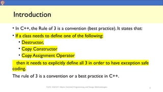 Understanding the Rule of 3 in C++ Object-Oriented Programming for Safe ...