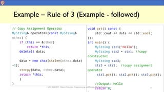 Understanding the Rule of 3 in C++ Object-Oriented Programming for Safe ...