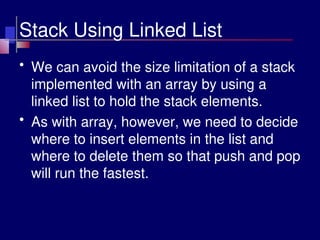 Comprehensive Overview of Stack Data Structures in Object-Oriented ...