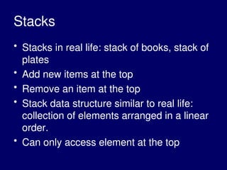Comprehensive Overview of Stack Data Structures in Object-Oriented ...