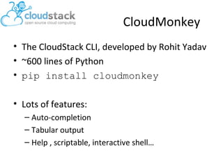 DevCloud and CloudMonkey | PPT