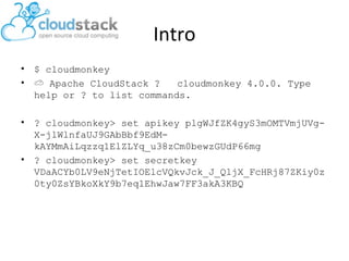 DevCloud and CloudMonkey | PPT