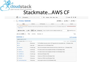Stackmate…AWS CF
 