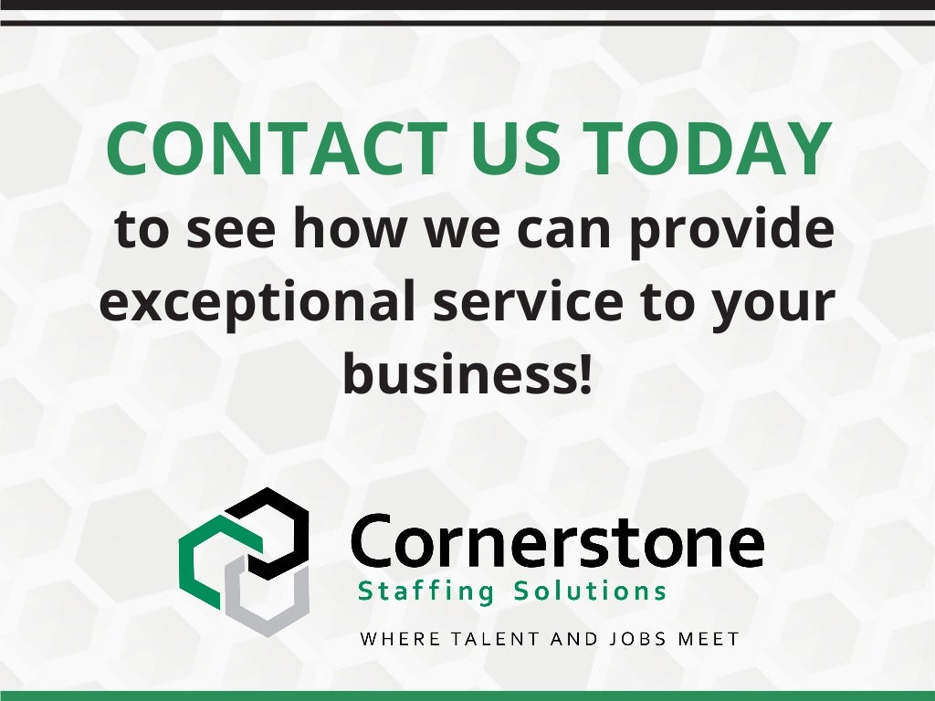 Cornerstone Staffing Solutions Best of Staffing