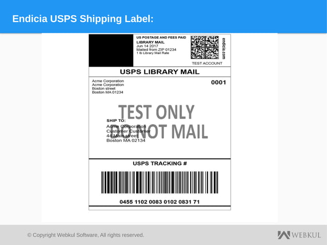 CS-Cart Endicia Shipping Label | PPT