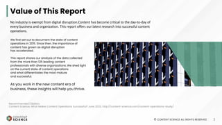 What Makes Content Operations Successful? 2023 Update | PPT