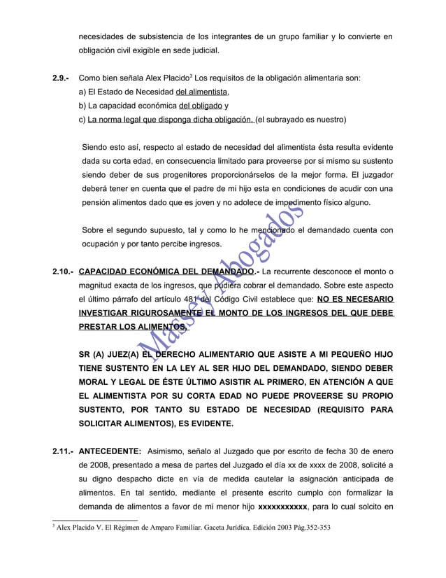 MODELO DE DEMANDA DE ALIMENTOS