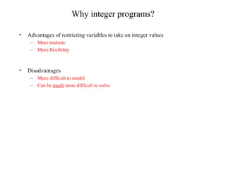 ai linMixed Integer Programming (MIP) is a type of mathematical ...