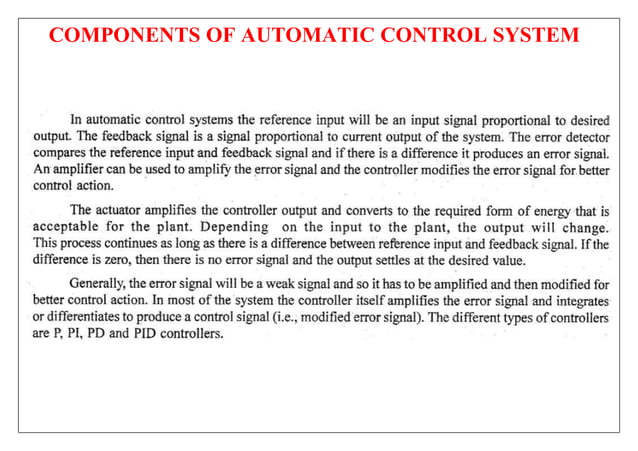 CS - Introduction to controllers AND ITS DESIGNx | PPTX