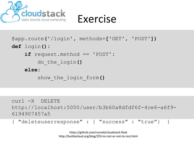 Intro to CloudStack API | PPT