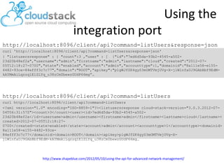 Intro to CloudStack API | PPT