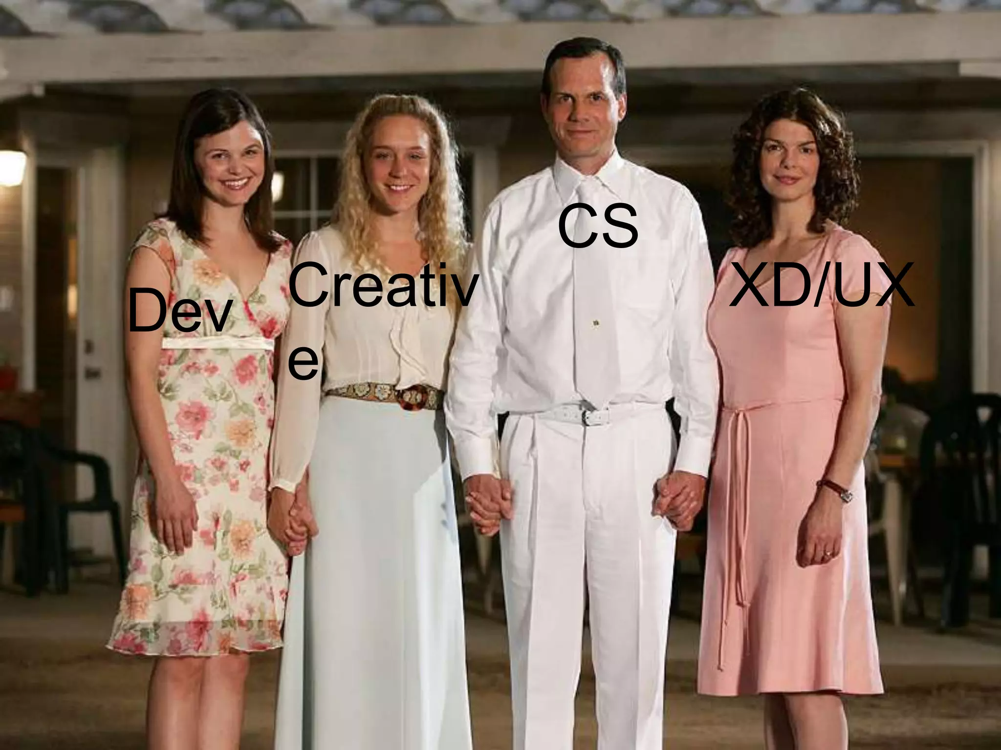 Should content strategists by
monogamous?

CS

Creativ
Dev
e

XD/UX

 