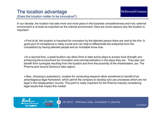 The location advantage
(Does the location matter to be innovative?)
------------------------------------------------------...