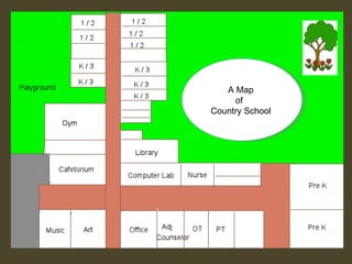 A Map of Country School  
