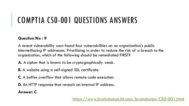 CS0-003 Zertifizierungsfragen