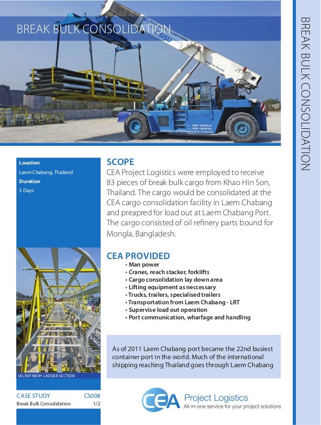 Break Bulk Consolidation