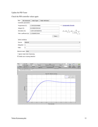 control system lab 02 - PID tuning | PDF