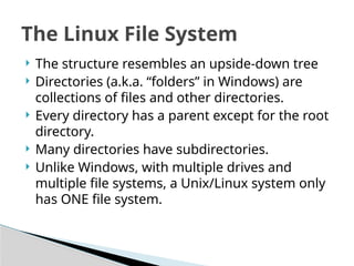 Introduction to Linux, brief history, open source | PPTX