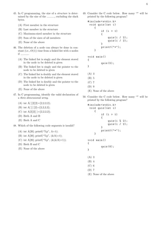 Cs101 endsem 2014 | PDF